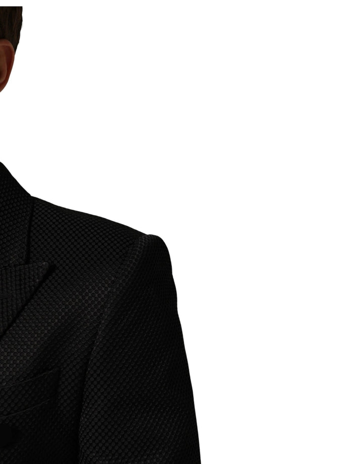 Dolce &amp; Gabbana Sample Sale Dolce &amp; Gabbana Black Cotton Double Breasted 2 Button Blazer - | Designer outlet