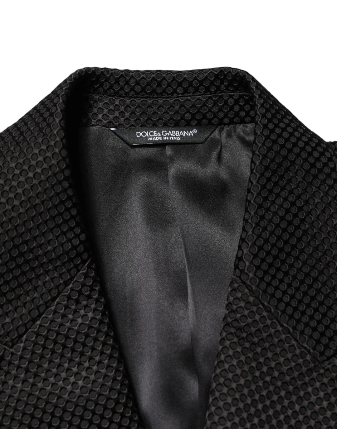 Dolce &amp; Gabbana Sample Sale Dolce &amp; Gabbana Black Cotton Double Breasted 2 Button Blazer - | Designer outlet