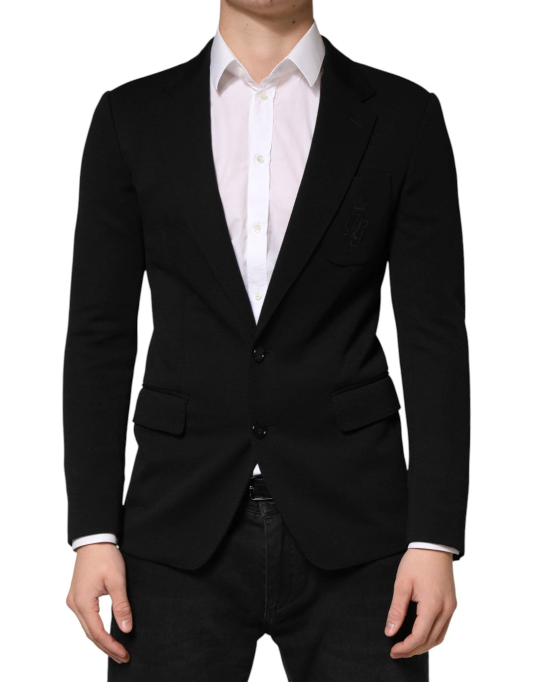 Dolce &amp; Gabbana Sample Sale Dolce &amp; Gabbana Black Wool Single Breasted 2 Button Blazer - | Designer outlet