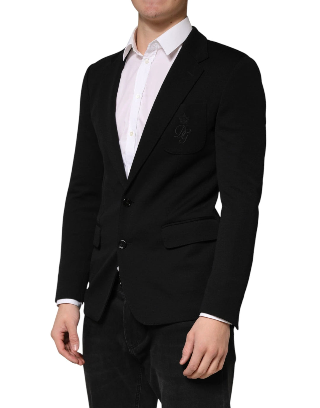 Dolce &amp; Gabbana Sample Sale Dolce &amp; Gabbana Black Wool Single Breasted 2 Button Blazer - | Designer outlet