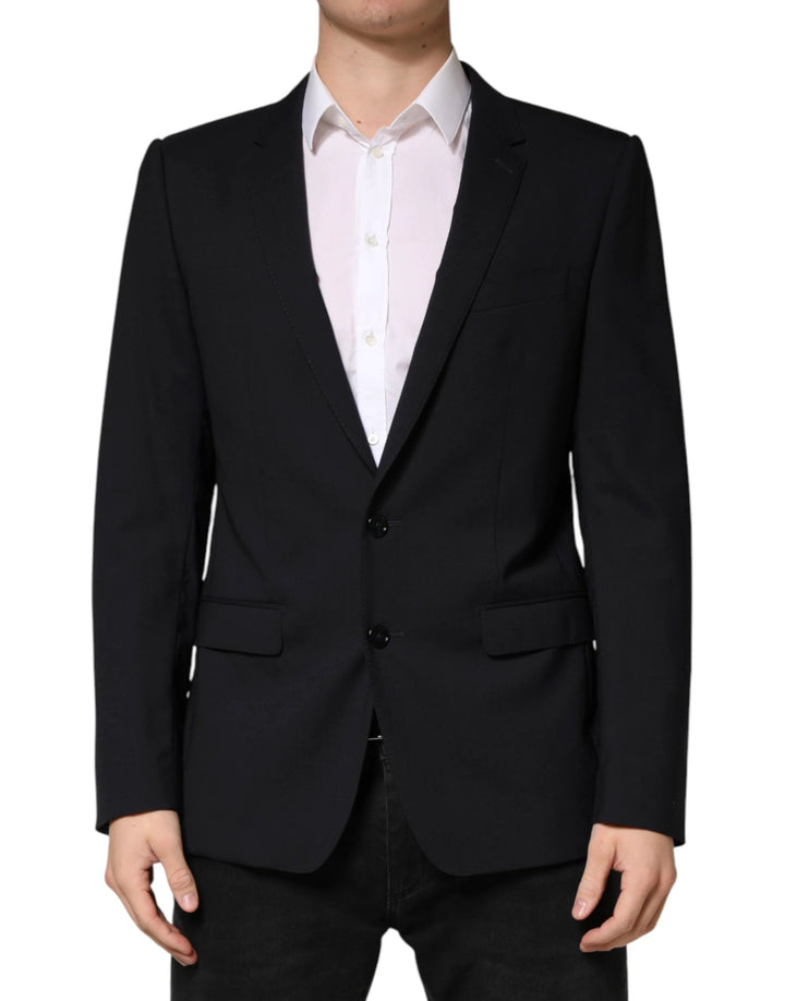 Dolce &amp; Gabbana Sample Sale Dolce &amp; Gabbana Black Wool Single Breasted 2 Button Blazer - | Designer outlet