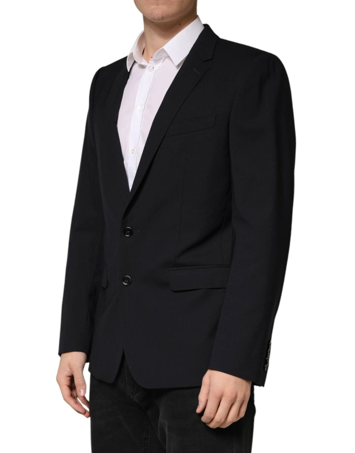 Dolce &amp; Gabbana Sample Sale Dolce &amp; Gabbana Black Wool Single Breasted 2 Button Blazer - | Designer outlet