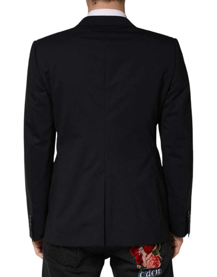 Dolce &amp; Gabbana Sample Sale Dolce &amp; Gabbana Black Wool Single Breasted 2 Button Blazer - | Designer outlet