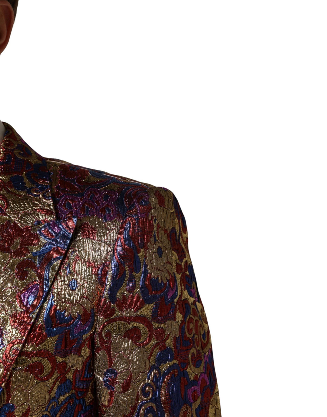 Dolce &amp; Gabbana Sample Sale Dolce &amp; Gabbana Multicolor Jacquard Single Breasted Blazer - | Designer outlet