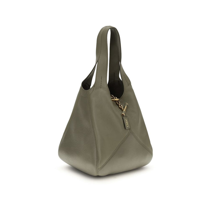 Chloé Green Buffalo Leather Shoulder Bag by Chloé outlet now on sale