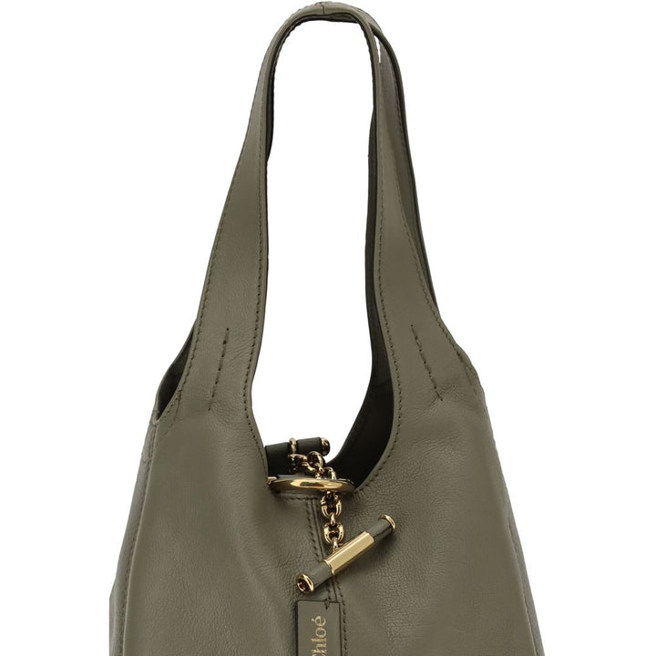 Chloé Green Buffalo Leather Shoulder Bag by Chloé outlet now on sale