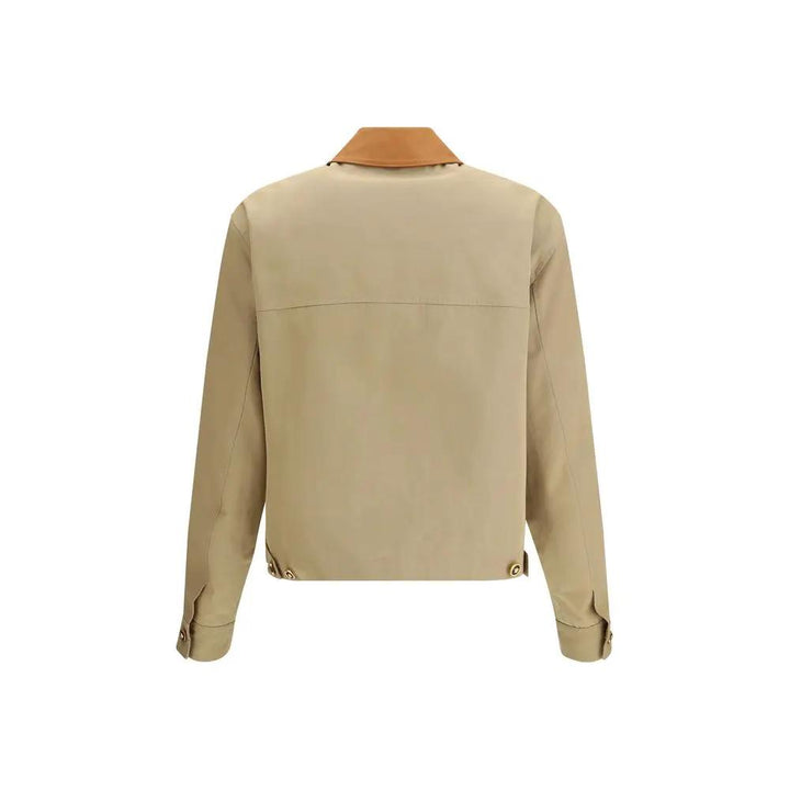 Versace Sample Sale | Versace Beige Cotton Full-Length Jacket - | Designer outlet