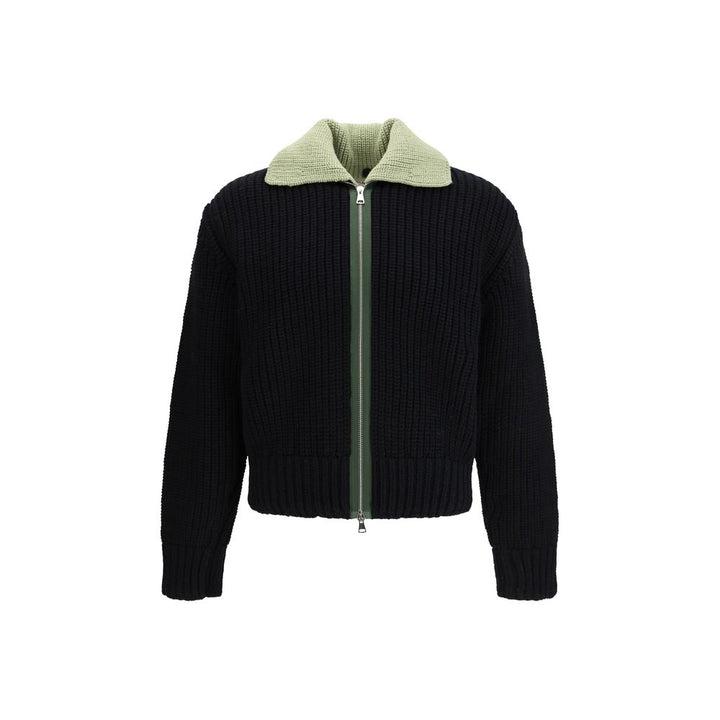 Namacheko Black Wool Cardigan by Namacheko outlet now on sale