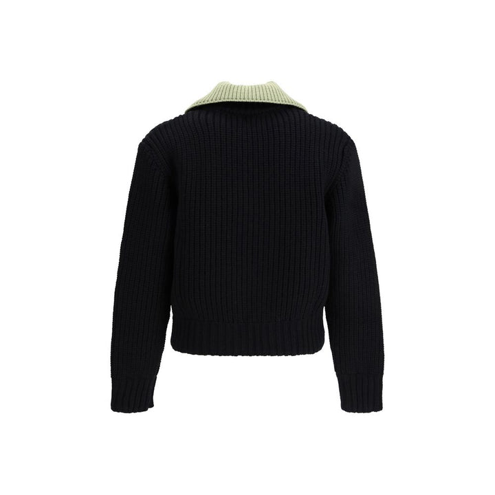Namacheko Black Wool Cardigan by Namacheko outlet now on sale