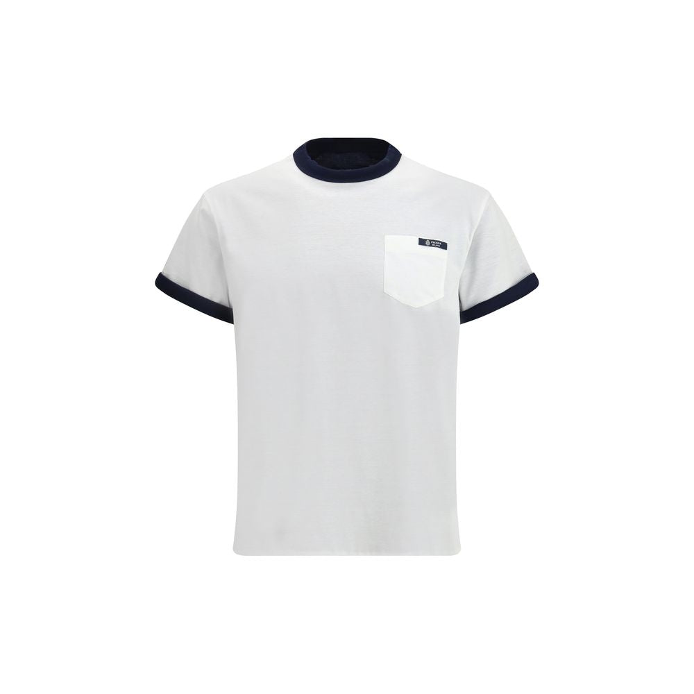 Prada White Cotton T-Shirt by Prada outlet now on sale