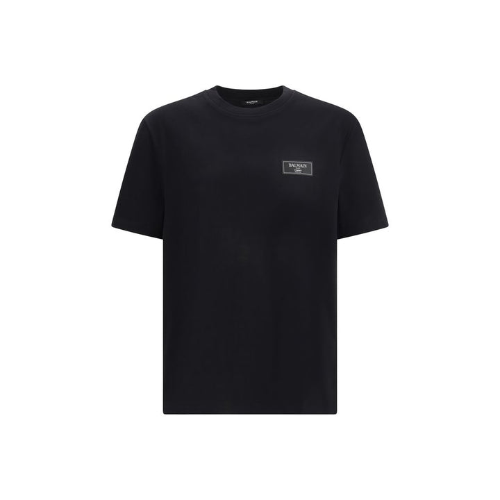 Balmain Black Cotton T-Shirt by Balmain outlet now on sale