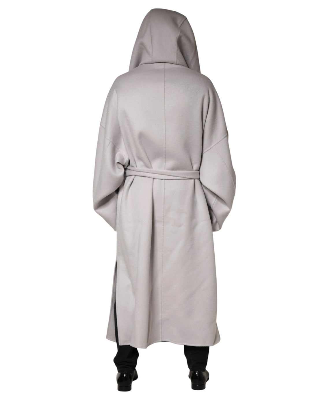 Dolce &amp; Gabbana Sample Sale Dolce &amp; Gabbana Off White Belted Long Trench Coat Men Jacket - | Designer outlet