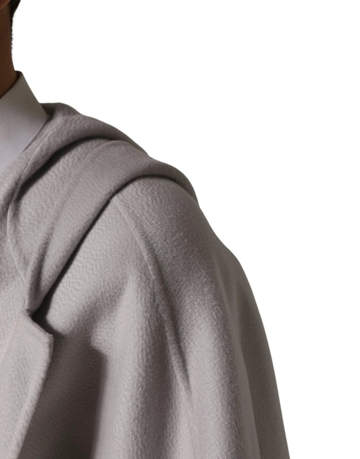 Dolce &amp; Gabbana Sample Sale Dolce &amp; Gabbana Off White Belted Long Trench Coat Men Jacket - | Designer outlet