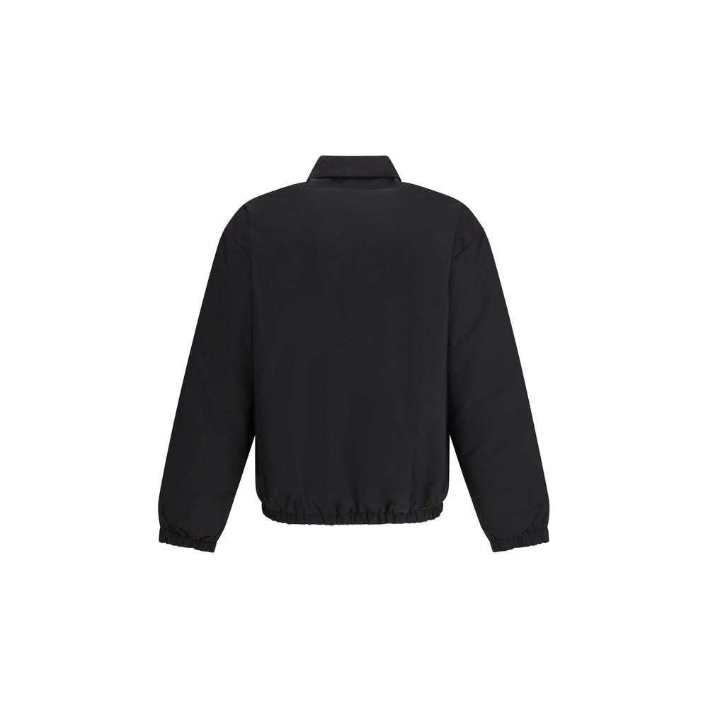 Prada Black Recycled Polyamide Full-Length Jacket by Prada outlet now on sale
