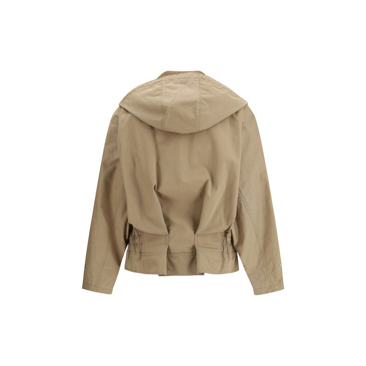 Fendi Beige Cotton Full-Length Jacket