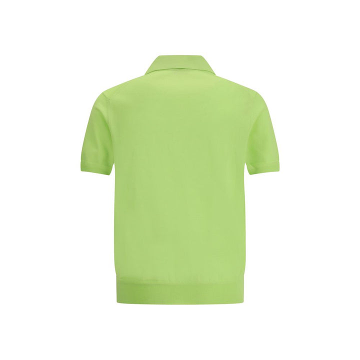 Tom Ford Green Cotton Polo Shirt by Tom Ford outlet now on sale