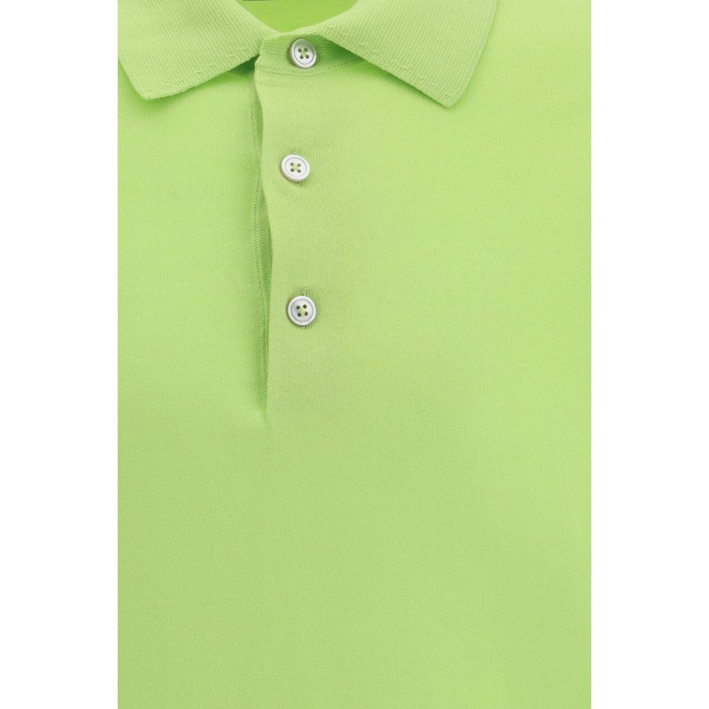Tom Ford Green Cotton Polo Shirt by Tom Ford outlet now on sale