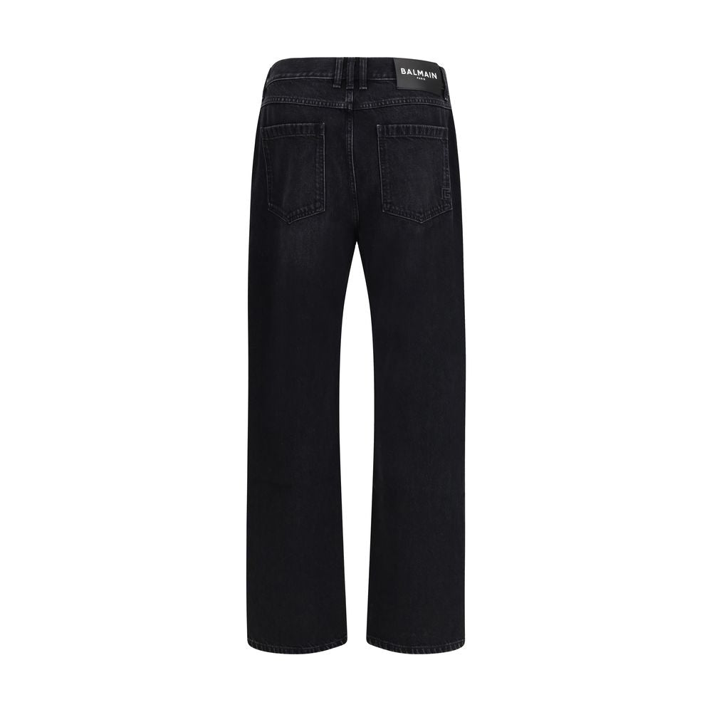 Balmain Black Cotton Jeans Denim by Balmain outlet now on sale