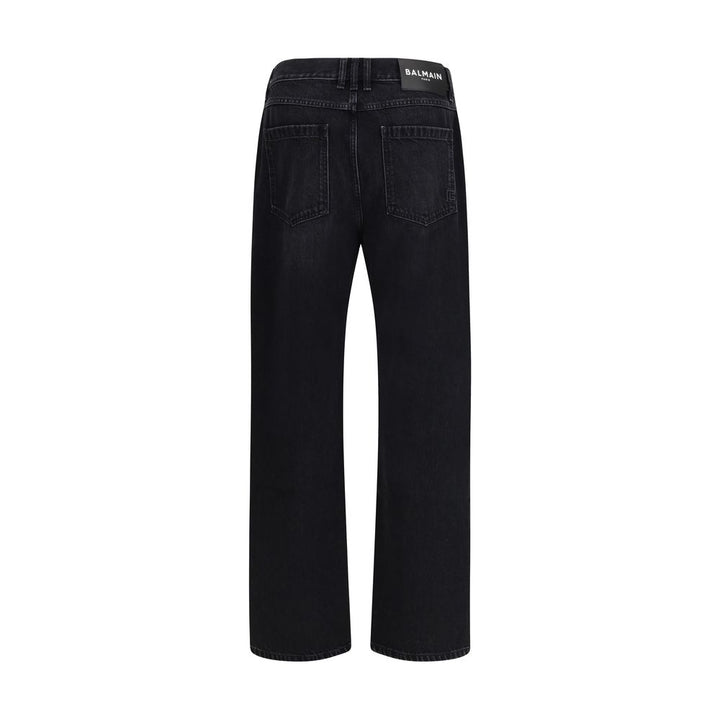 Balmain Black Cotton Jeans Denim by Balmain outlet now on sale