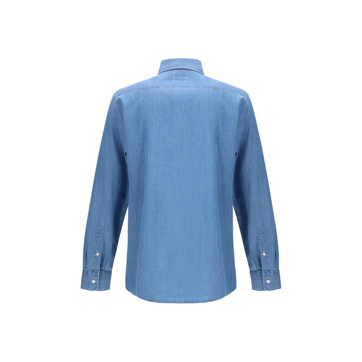Brunello Cucinelli Blue Denim Shirt