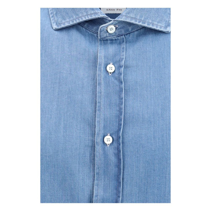 Brunello Cucinelli Blue Denim Shirt