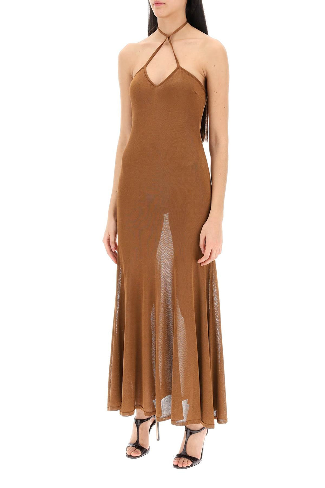 Tom Ford Knitted Halterneck Maxi Dress