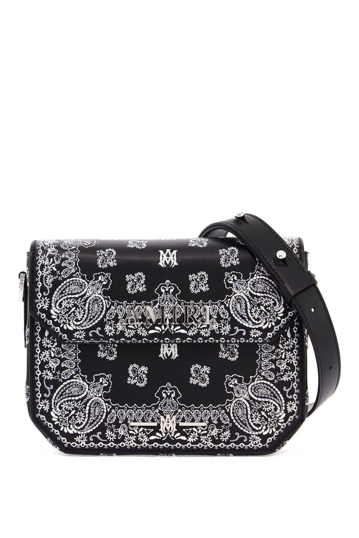 Amiri Bandana Embroidered Crossbody Bag With Shoulder