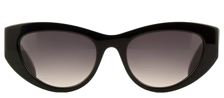 Alexander McQueen Sample Sale Alexander McQueen AM 0377S 001 Cat-Eye Plastic Black Sunglasses with Grey Gradient Lens - Sunglasses Sunglasses | Designer outlet