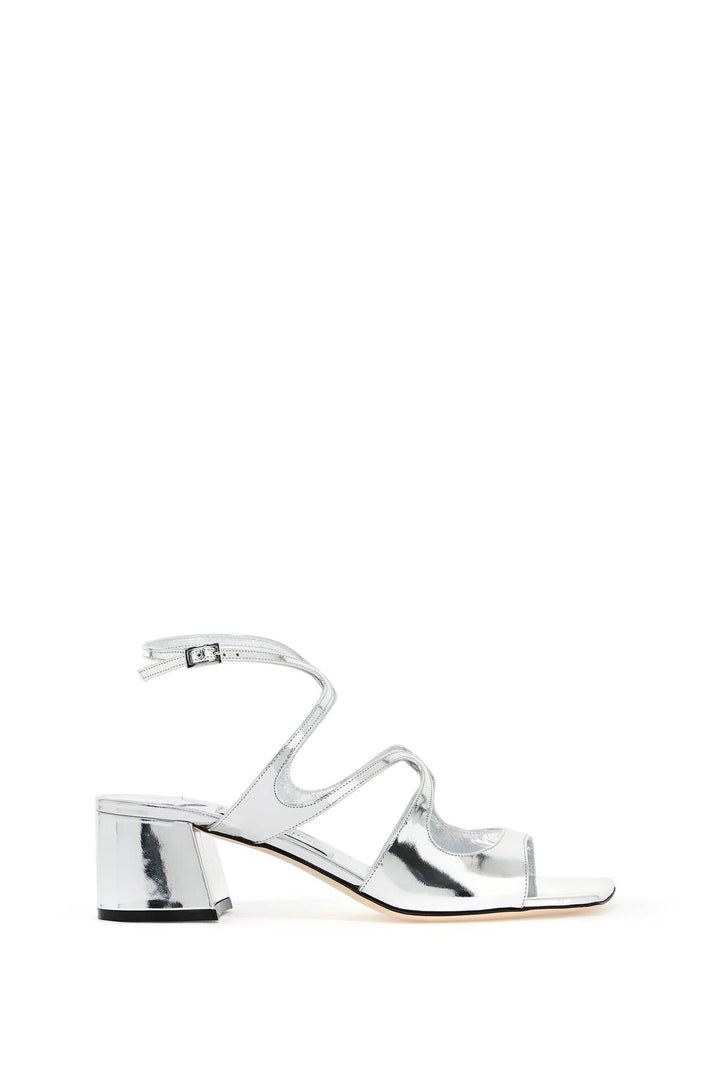 Jimmy Choo "metallic Leather Azilia 45