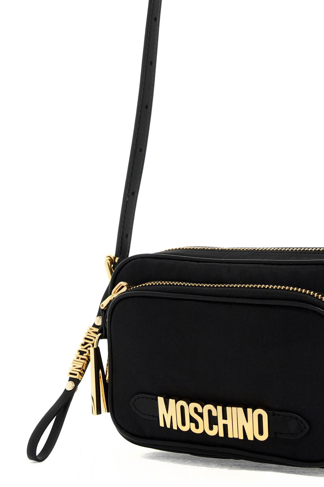 Moschino Mini Shoulder Bag With Metal Logo