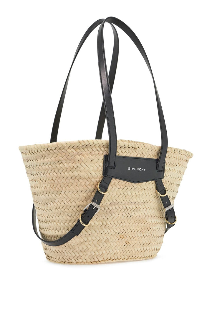 Givenchy Raffia Voyou Medium Shoulder Bag