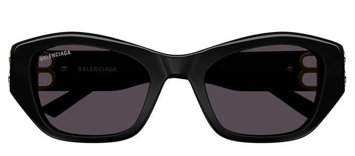 Balenciaga BB 0311SK 001 Cat-Eye Plastic Black Sunglasses with Grey Lens