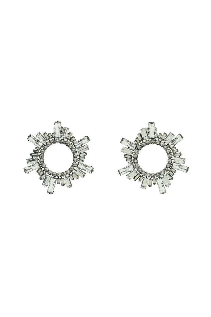 Amina Muaddi Begum Buckle Earrings