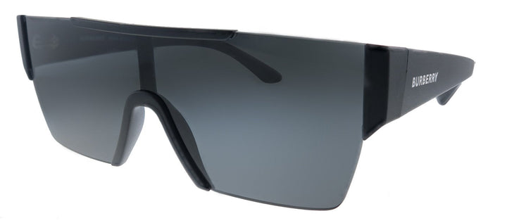 Burberry BE 4291 346487 Rectangle Plastic Black Sunglasses with Black Lens