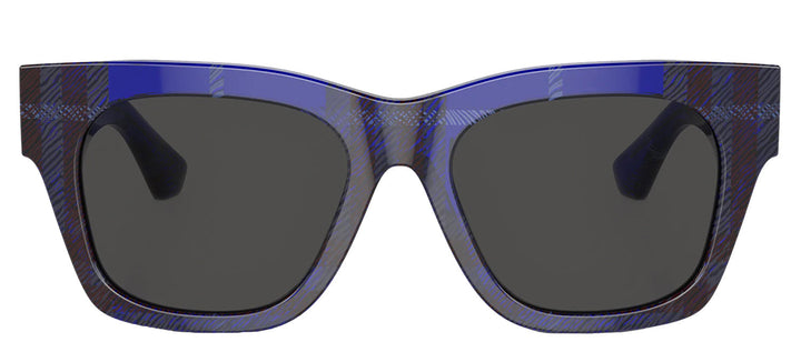 Burberry BE 4424 411487 Square Plastic Blue Sunglasses with Grey Lens