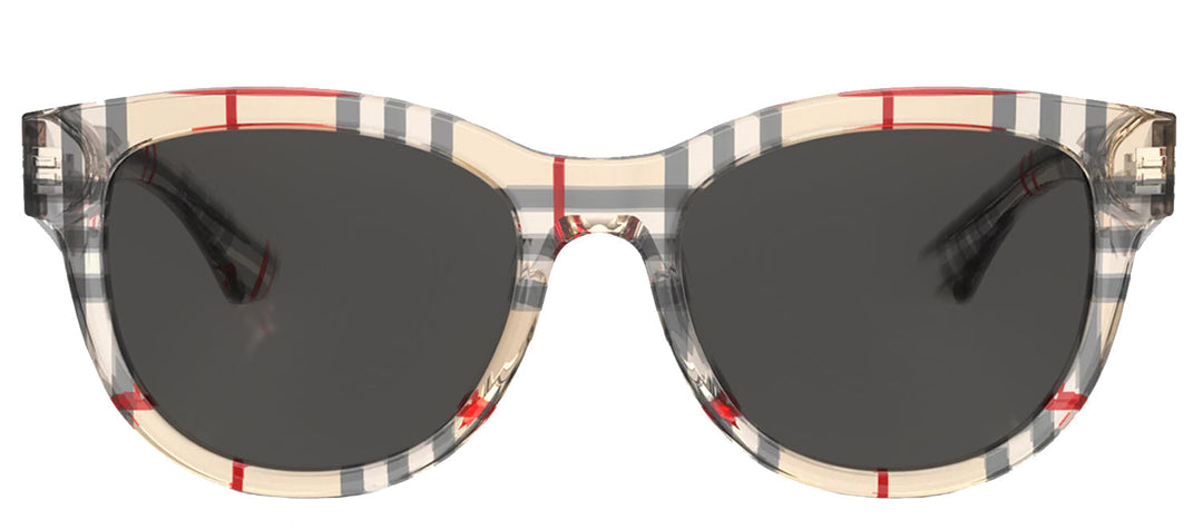 Burberry BE 4432U 412287 Phantos Plastic Multicolor Sunglasses with Grey Lens