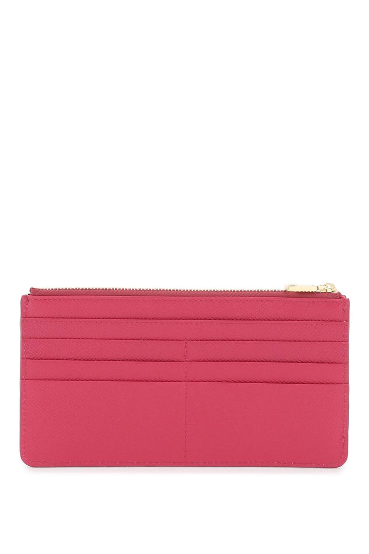 Dolce & Gabbana Cardholder Pouch In Dauphine Calfskin