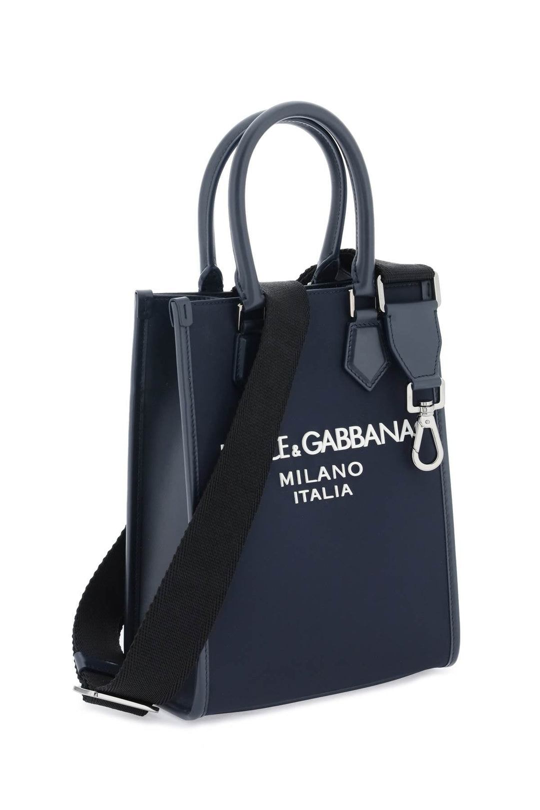 Bolso tote pequeño de nailon con logotipo de Dolce &amp; Gabbana