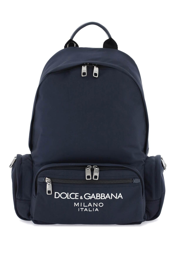 Dolce & Gabbana Nylon Backpack With Logo