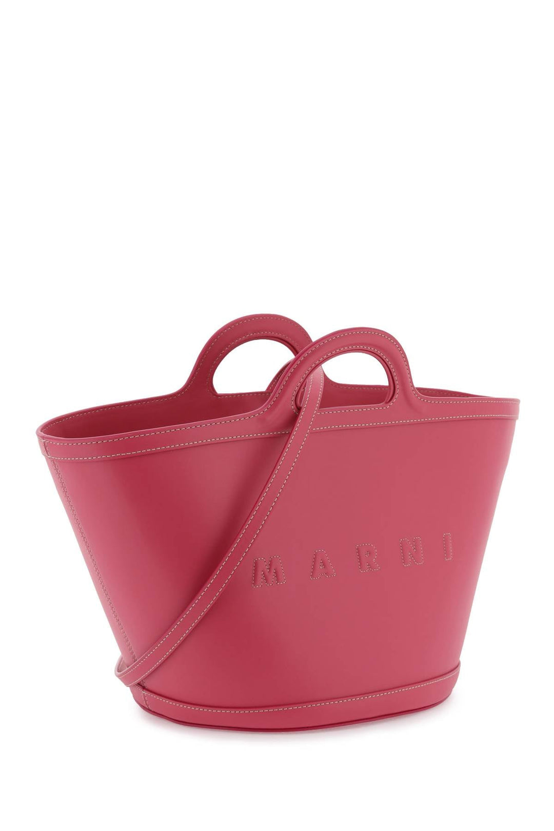 Marni Leather Small Tropicalia Bucket Bag