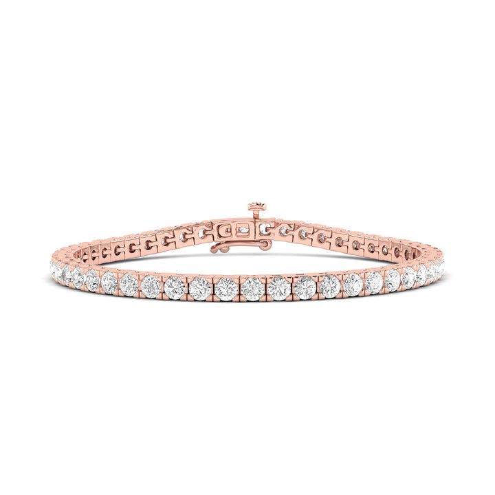 5 Carat Tw Classic Diamond Tennis Bracelet In 14K Rose Gold