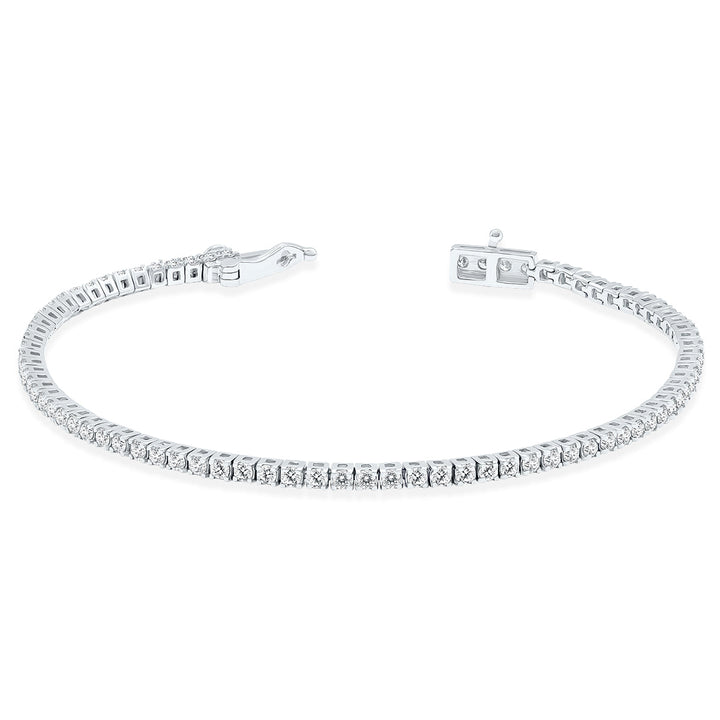 2 Carat Tw Diamond Tennis Bracelet In 14K White Gold