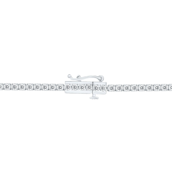 2 Carat Tw Diamond Tennis Bracelet In 14K White Gold