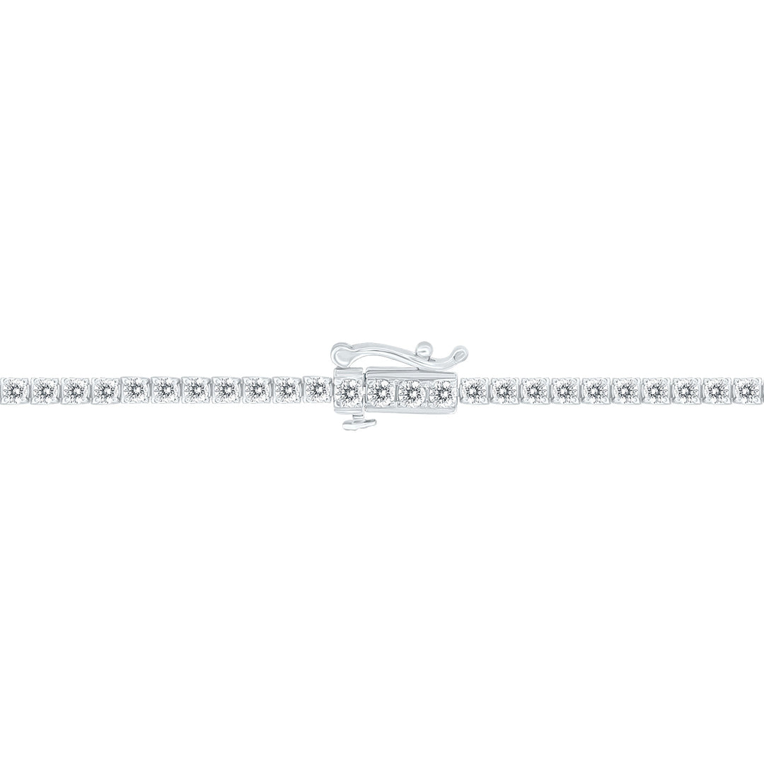 4 Carat Tw Diamond Tennis Bracelet In 14K White Gold