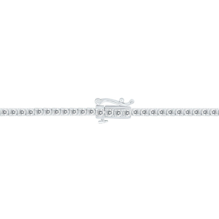 4 Carat Tw Diamond Tennis Bracelet In 14K White Gold