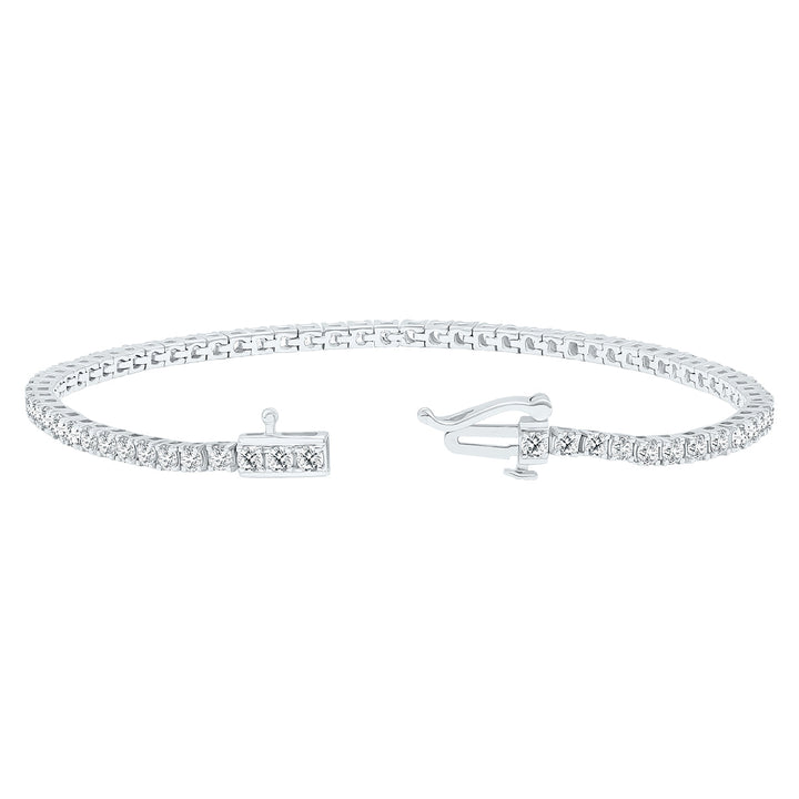 4 Carat Tw Diamond Tennis Bracelet In 14K White Gold