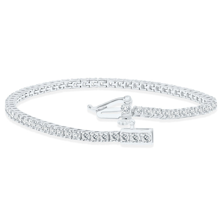 4 Carat Tw Diamond Tennis Bracelet In 14K White Gold