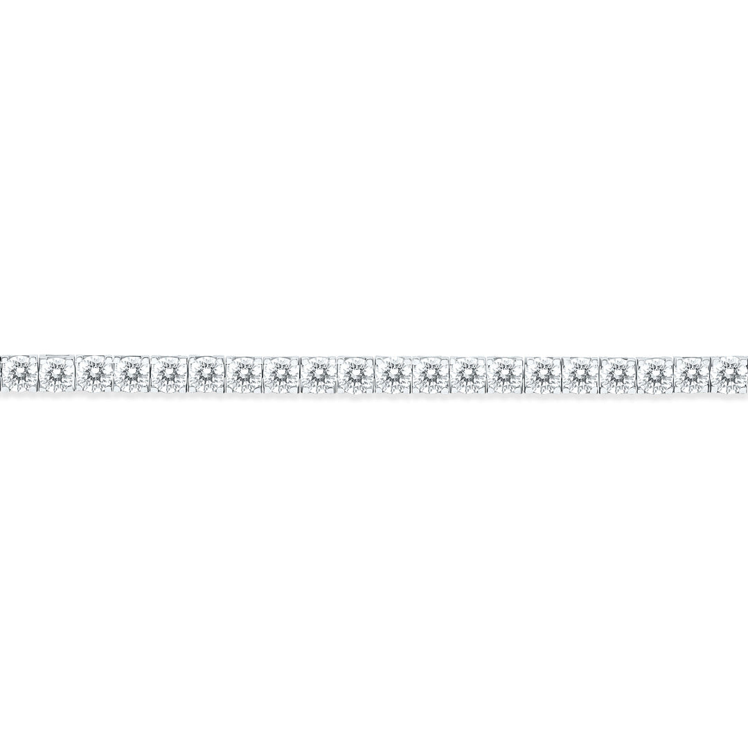 9 Carat Tw Diamond Tennis Bracelet In 14K White Gold