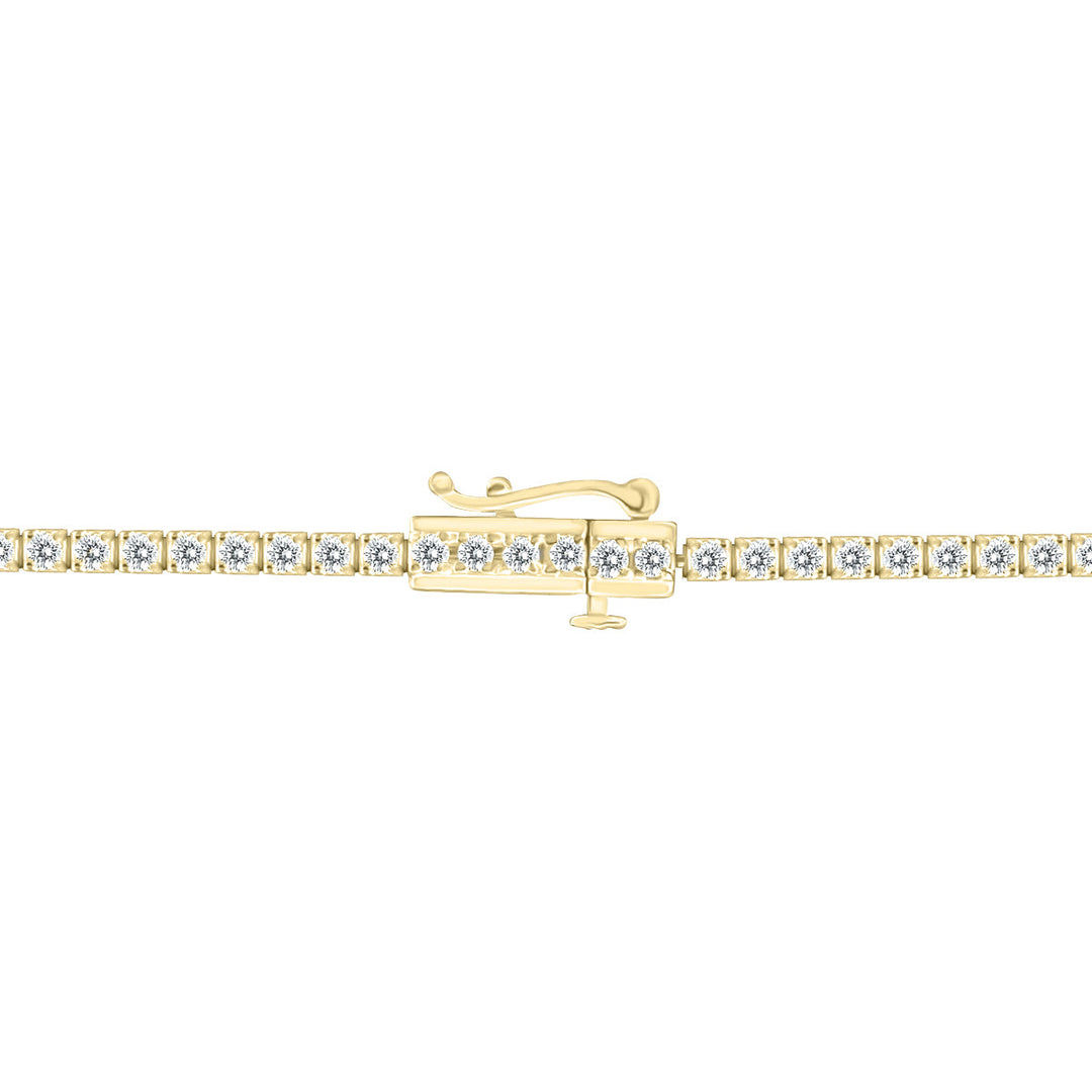 2 Carat Tw Diamond Tennis Bracelet In 14K Yellow Gold