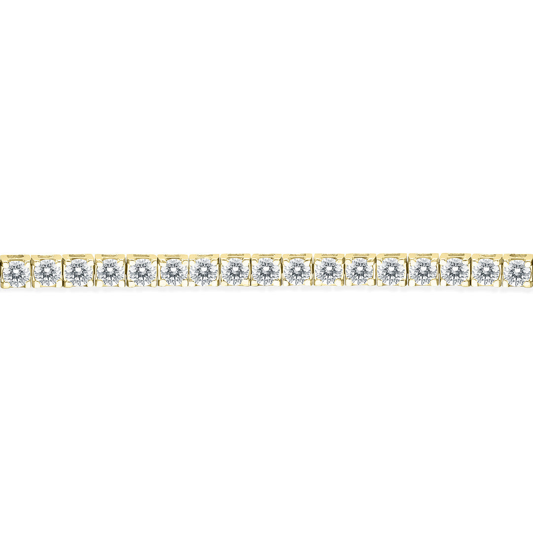 6 Carat Tw Diamond Tennis Bracelet In 14K Yellow Gold